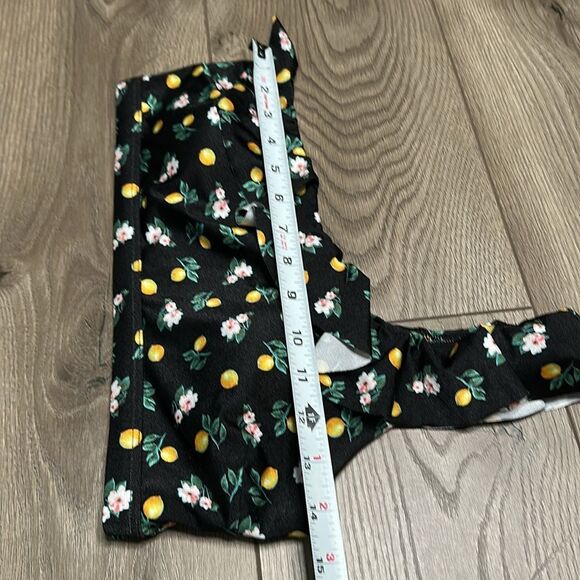 Victoria’s Secret Brazilian Cut‎ Black Lemon Two Piece Bikini Swimsuit Medium - Picture 13 of 14